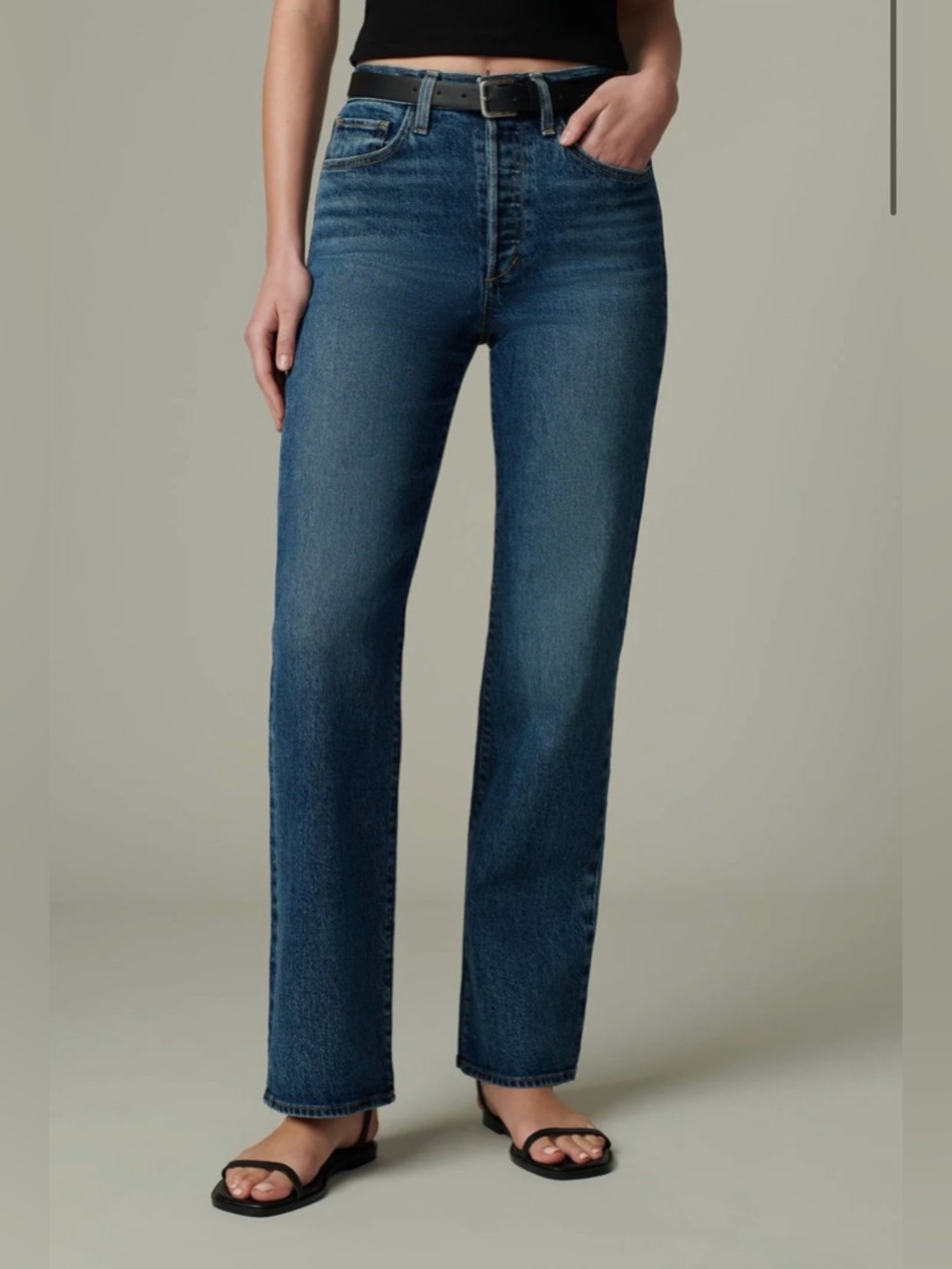 ⬇️ Joe's The Margot High Waist Relaxed Straight Leg Jeans (Bad Liar) Size 32 - Picture 1 of 7